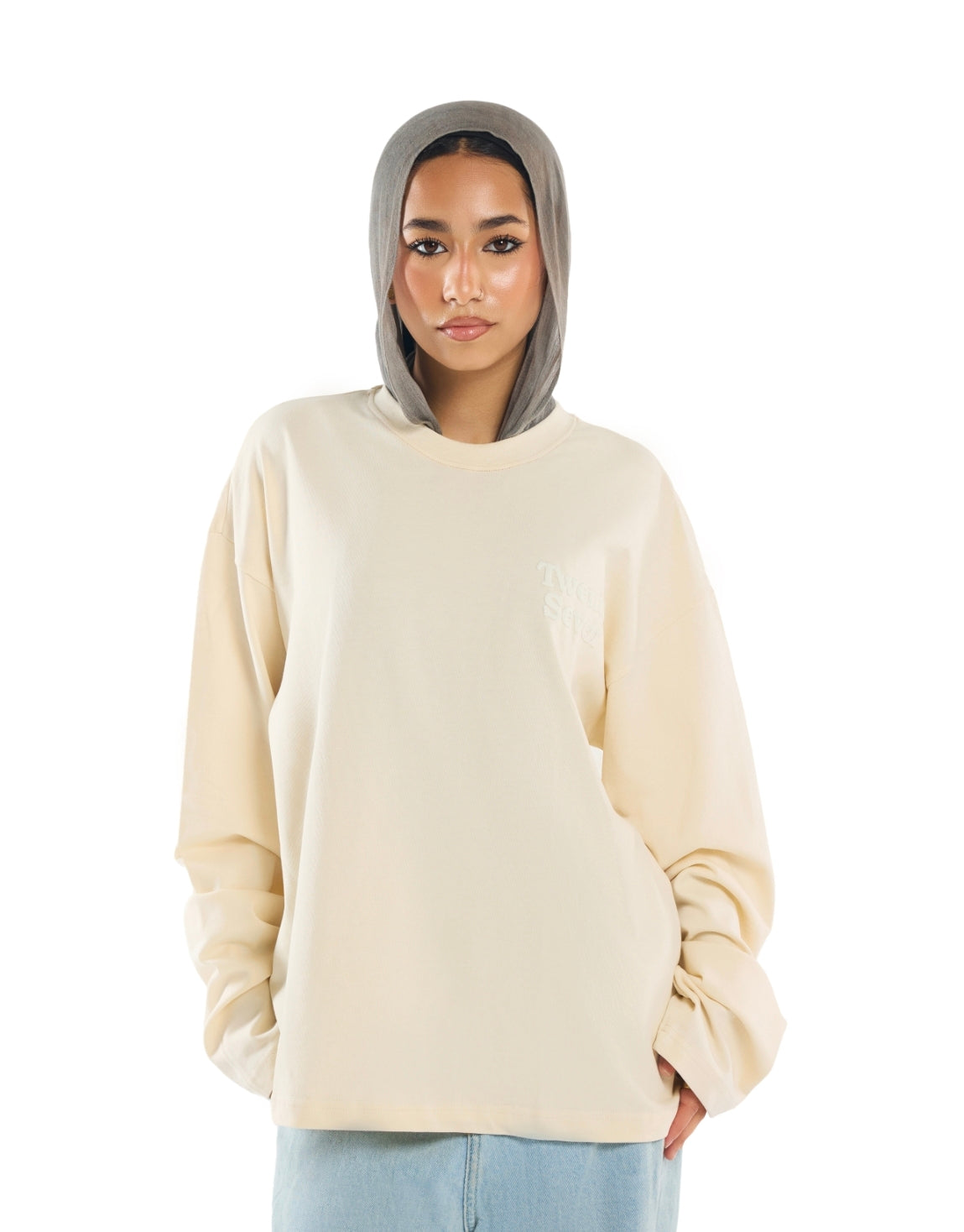 BEIGE BASIC LONGSLEEVE